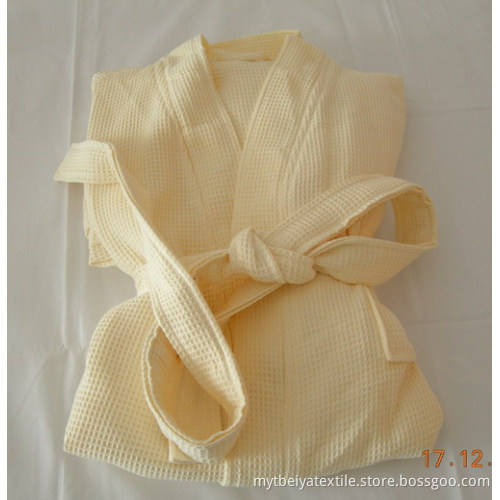 Solid Color Fashion Comfortable 100 Cotton Terry Bathrobe